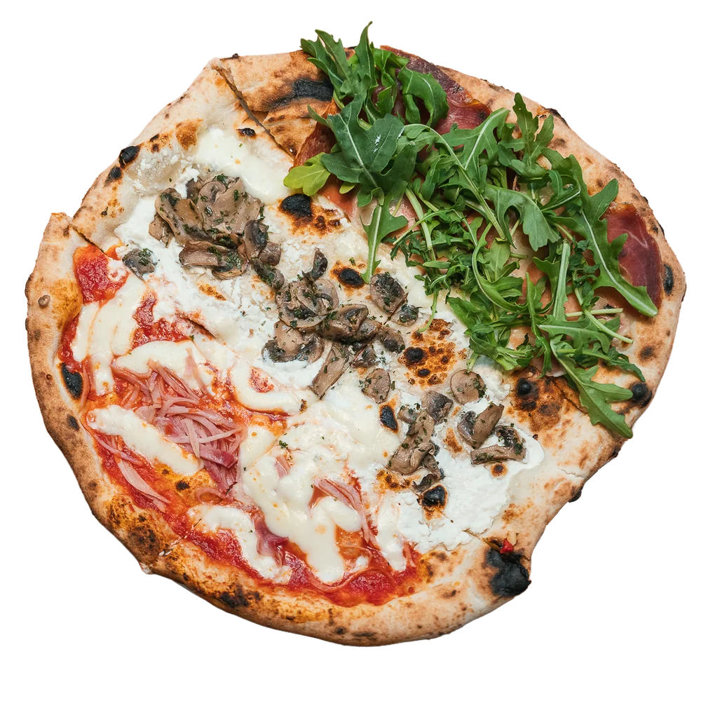 Pizza z pieca opalanego drewnem - Cuore di Napoli